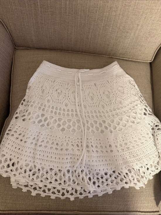 cupido Dresses & Skirts - SET.   2 pieces set Crochet Circle Skirt with Drawstring Waist and top